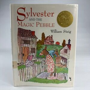 Sylvester and‎ the Magic Pebble William Steig Caldecott Medal Hardcover 1980